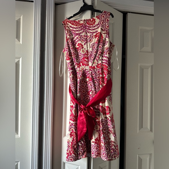COPY - Cleo red floral dress the size 6 - Picture 2 of 3